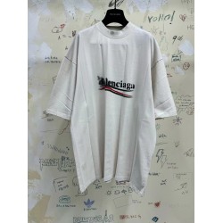 GT Balenciaga Political Stencil T-shirt  In Off  White/Black