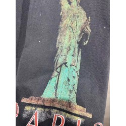 GT Balenciaga Paris Libery T-shirt In Black