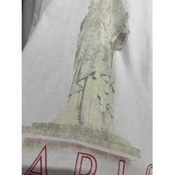 GT Balenciaga Paris Libery T-shirt In Off White
