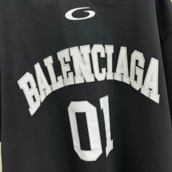 GT Balenciaga Men's Basketball Series Oversized T-shirt In Black