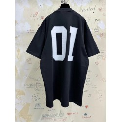 GT Balenciaga Men's Basketball Series Oversized T-shirt In Black