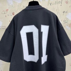 GT Balenciaga Men's Basketball Series Oversized T-shirt In Black