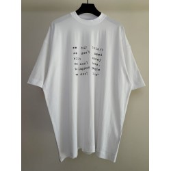 GT Vetements White Tee With Letter