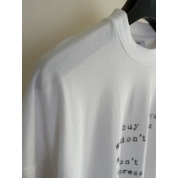GT Vetements White Tee With Letter