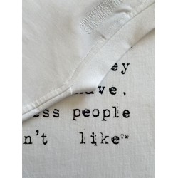 GT Vetements White Tee With Letter