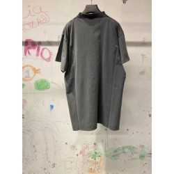 GT Balenciaga Men's Tbilisi T-shirt Oversized in Black Faded