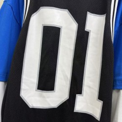 GT Balenciaga Men's Basketball Series - Layered Long Sleeve T-shirt in Black/white