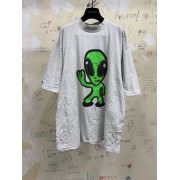 GT Balenciaga Hi There Dripley T-shirt  in Dirty White