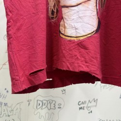 GT Balenciaga Isabelle Boxy T-shirt in Faded Red