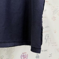 GT Balenciaga  Men's Inside-out T-shirt in Black Faded