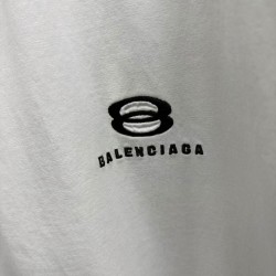 GT Balenciaga Unity Sports Icon T-shirt in Dirty White/black