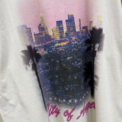GT Balenciaga City Of Angels T-shirt in Dirty White