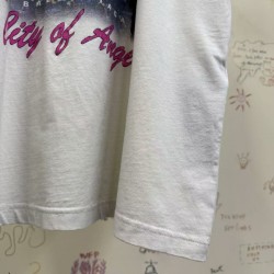 GT Balenciaga City Of Angels T-shirt in Dirty White