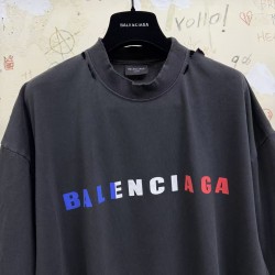 GT Balenciaga International T-shirt in Faded Black