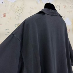 GT Balenciaga International T-shirt in Faded Black
