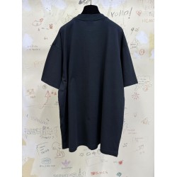GT Balenciaga Men's Balenciaga I Automobili Lamborghini  T-shirt in Black Faded