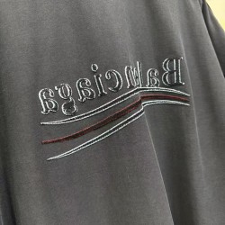 GT Balenciaga Political Campaign Inside-out T-shirt in Black/white/red