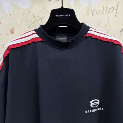 GT Balenciaga Unity Sports Icon  T-shirt in Faded Black/white