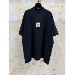 GT Balenciaga Airport Tag T-shirt  in Faded Black