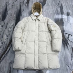 Moncler Zippered Pocket Detachable Hooded Long-Sleeved Down Jacket for Men
