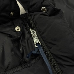 M0ncler Patchwork Fabric Down Jacket
