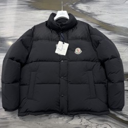 M0ncler Patchwork Fabric Down Jacket