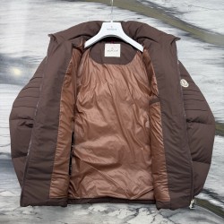 M0ncler Zipper Long Sleeve Down Jacket Army Green