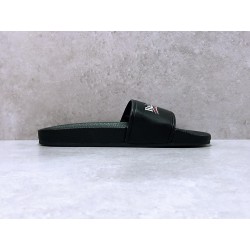 Balenciaga Piscine Flat Sandals Black