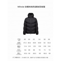 M0ncler FW25 Forez Series Hooded Comfortable Goose Down Jacket