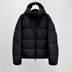 Moncler Fusain Series Hooded Long-Sleeve Down Jacket Unisex