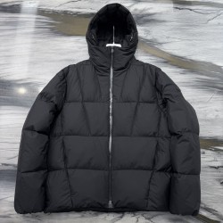 Moncler Fusain Series Hooded Long-Sleeve Down Jacket Unisex