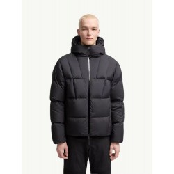 Moncler Fusain Series Hooded Long-Sleeve Down Jacket Unisex