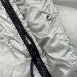 MoNCLER Triangle Quilted Nylon Stand Collar Down Jacket