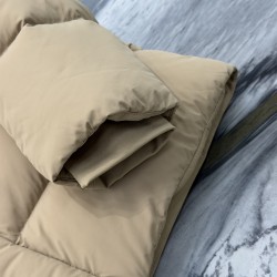 Moncler Solid Color Hooded Down Jacket for Men