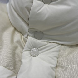 Moncler Men's Reversible Stand Collar Down Jacket with Detachable Sleeves