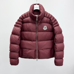 Moncler x Christopher Raxxy Collaboration Stand Collar Zip-Up Logo Down Jacket Unisex