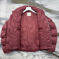 Moncler x Christopher Raxxy Collaboration Stand Collar Zip-Up Logo Down Jacket Unisex