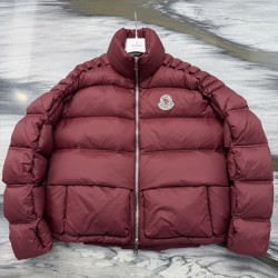Moncler x Christopher Raxxy Collaboration Stand Collar Zip-Up Logo Down Jacket Unisex