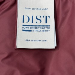 Moncler x Christopher Raxxy Collaboration Stand Collar Zip-Up Logo Down Jacket Unisex