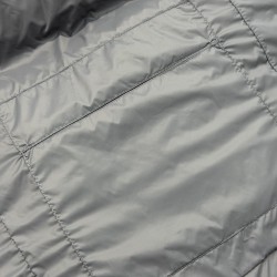 M0ncler x Christopher Raxxy Collaboration Stand Collar Zip-Up Logo Down Jacket Unisex Grey