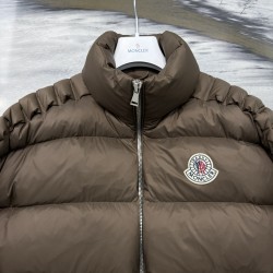 Moncler x Christopher Raxxy Collaboration Stand Collar Zip-Up Logo Down Jacket Unisex 