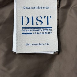 Moncler x Christopher Raxxy Collaboration Stand Collar Zip-Up Logo Down Jacket Unisex 