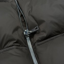 Moncler x Christopher Raxxy Collaboration Stand Collar Zip-Up Logo Down Jacket Unisex 