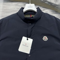 Moncler FW25 Epine Solid Color Long-Sleeve Goose Down Jacket