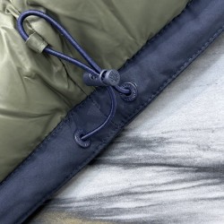 Moncler FW25 Epine Solid Color Long-Sleeve Goose Down Jacket