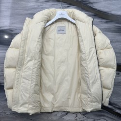 Moncler Stand Collar Zipper Logo Down Jacket Unisex
