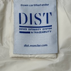 Moncler Stand Collar Zipper Logo Down Jacket Unisex