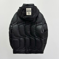 MoNCLER GENIUS x Palm Angels Detachable Hooded Short Loose-fitting Down Jacket