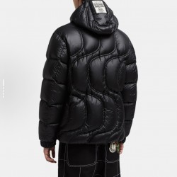 MoNCLER GENIUS x Palm Angels Detachable Hooded Short Loose-fitting Down Jacket