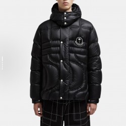 MoNCLER GENIUS x Palm Angels Detachable Hooded Short Loose-fitting Down Jacket